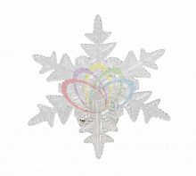 фигура светодиодная на присоске снежинка морозко, rgb в Пензе