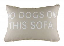 подушка с надписью no dogs on this sofa в Пензе