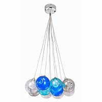 люстра bocci blue 10 прозрачное, голубое, пепельное стекло в Пензе