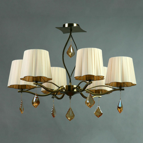 подвесная люстра brizzi bx03203/6 bronze cream в Пензе