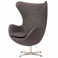 кресло egg chair серое в Пензе