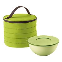 набор термосумка+контейнер handy круглый зелёный в Пензе