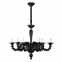 подвесная люстра ideal lux ca rezzonico sp6 nero в Пензе