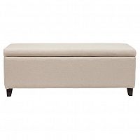 оттоманка dean upholstered storag бежевая в Пензе