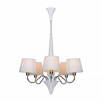 подвесная люстра arte lamp a1528lm-5wh белая в Пензе