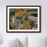 картина: crescent of houses ii (island_town), 1915г. в Пензе
