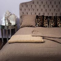 покрывало natalie на двуспальную кровать кофе в Пензе