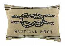 подушка с морским узлом nautical knot natural в Пензе