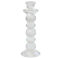 подсвечник хрустальный фигурный на толстой ножке, 21,5 см в Пензе