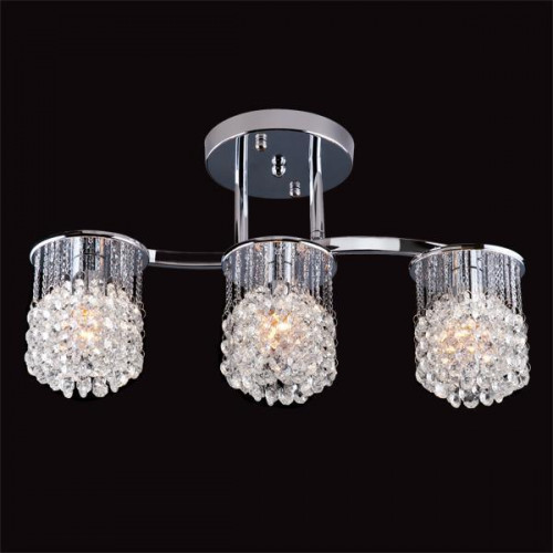 потолочная люстра eurosvet 3222/3 хром strotskis в Пензе