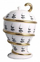 декоративная ваза с крышкой пьеро форназетти serpentino gold в Пензе