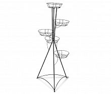 подставка для цветов kolonna 5 чёрный в Пензе