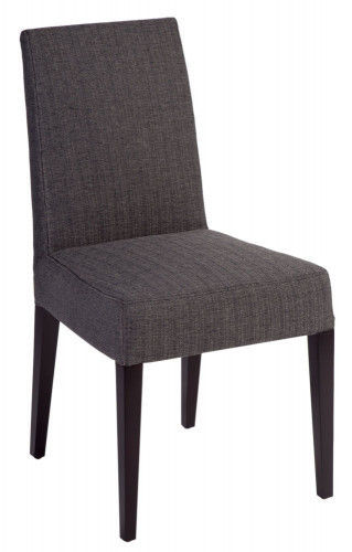 стул aylso dining chair кожа тёмно-серая в Пензе