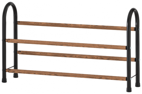 unistor broadway двухярусная этажерка для обуви раздвижная, 2-х ярусная полка подставка для обуви напольная в Пензе