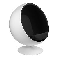 кресло eero aarnio style ball chair черное в Пензе