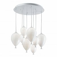 подвесная люстра ideal lux clown sp8 bianco в Пензе