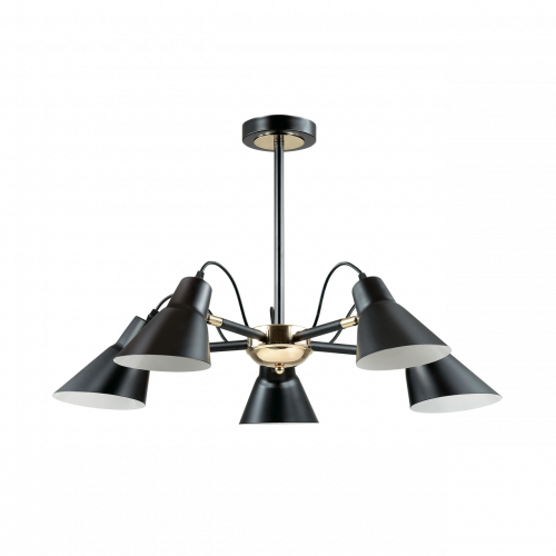 потолочная люстра lumion naomi 3709/5c черная в Пензе