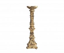 подсвечник фигурный бежевый состаренный на 1 свечу antique blue, 35 см в Пензе