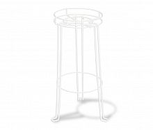 подставка для цветов rapsodiya белая в Пензе