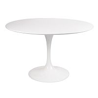 стол eero saarinen style tulip table mdf d110 глянцевый белый в Пензе