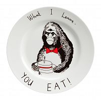 тарелка what i leave - you eat в Пензе