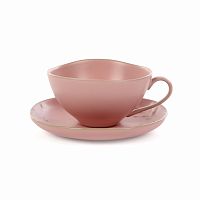 чашка с блюдцем emperor's bird розовый в Пензе