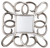 зеркало серебряное квадратное в фигурной раме silver swirl frame от rvastley в Пензе