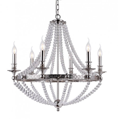 подвесная люстра crystal lux perugia sp6 хром в Пензе