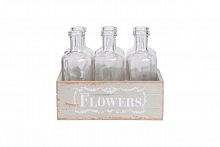 набор стеклянных бутылок flowers в Пензе