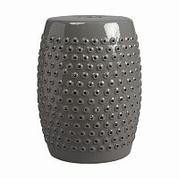 керамический столик-табурет cutwork garden stool серый в Пензе