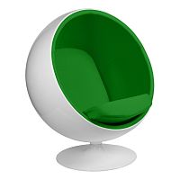 кресло eero aarnio style ball chair зеленое в Пензе