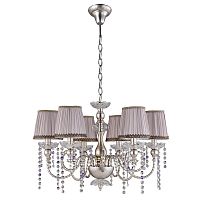 подвесная люстра crystal lux alegria sp6 silver-brown в Пензе