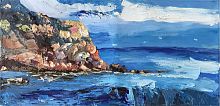 картина маслом утес у моря в Пензе