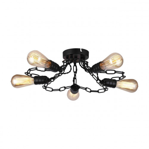 потолочная люстра arte lamp a9344pl-5bk в Пензе