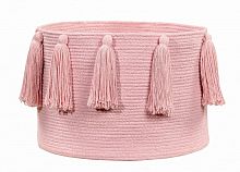 корзина с кистями розовая в Пензе