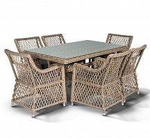 латте, обеденная группа на 4 персоны ,бежевый в Пензе