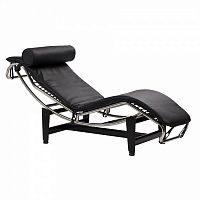 шезлонг chaise longue lc4 черный в Пензе