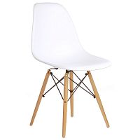 стул деревянный pc-015 белый (eames style) в Пензе