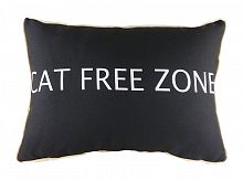 подушка с надписью cat free zone в Пензе