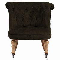 кресло amelie french country chair серо-коричневое в Пензе