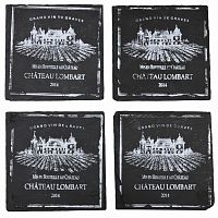 подставки под стакан квадратные сланец (набор шт) comptoir de famille в Пензе
