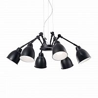 подвесная люстра ideal lux newton sp6 nero в Пензе