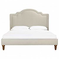 кровать двуспальная 160х200 бежевая cassis upholstered в Пензе