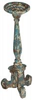 подсвечник состаренный фигурный голубой relic collection, 61 см в Пензе