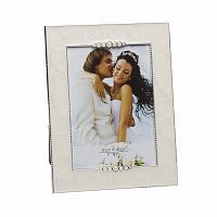 фоторамка из белого акрила с жемчугом 17,6х1,5х22,6 в Пензе
