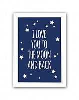 постер to the blue moon and back а3 в Пензе