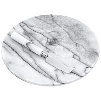 доска сервировочная из мрамора круглая 30см в Пензе