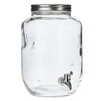 банка glass с крышкой и краном прозрачная в Пензе