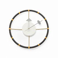 часы steering wheel настенные черный+желтый/black+yellow в Пензе