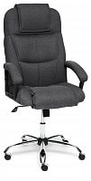 компьютерное кресло tetchair бергамо (крестовина хром, обивка ткань) для руководителя в Пензе